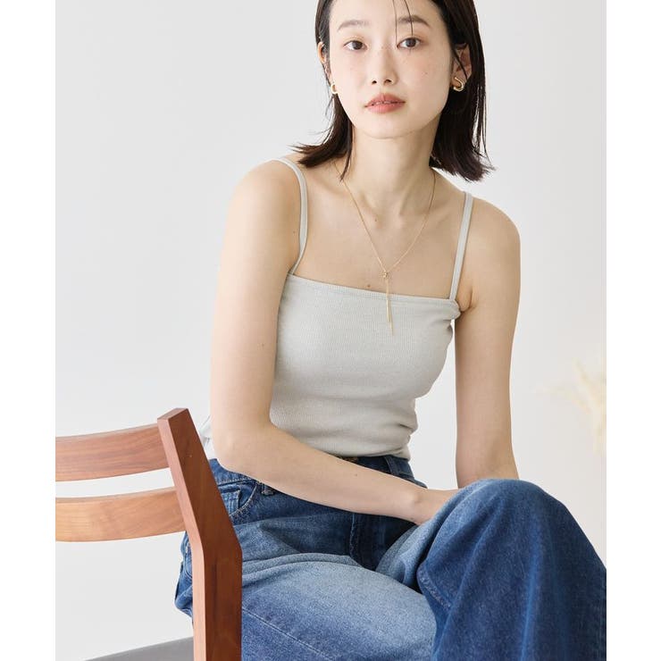 カップ付きラメホルターキャミソール 全商品｜miette(ミエット