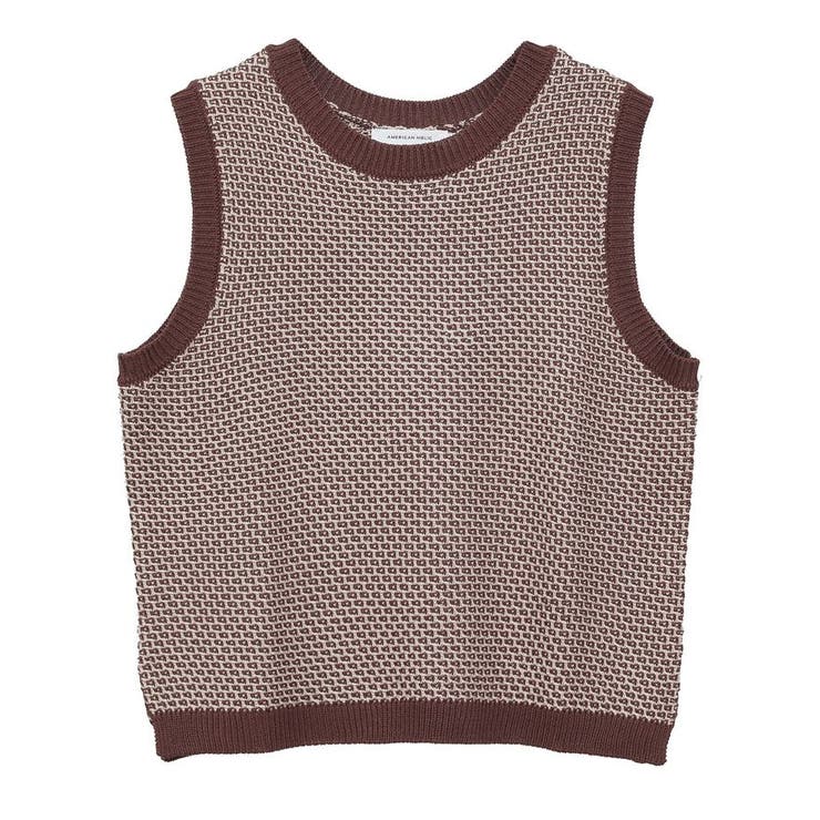 ジャガードニットベスト | AMERICAN HOLIC | 詳細画像28 