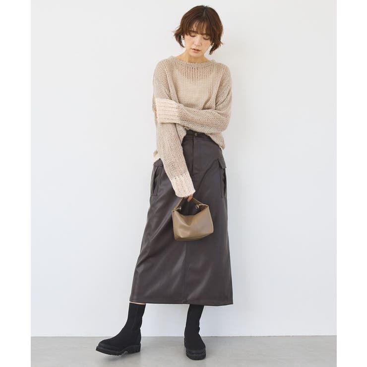 モヘアライク配色ニットプルオーバー | AMERICAN HOLIC | 詳細画像12 