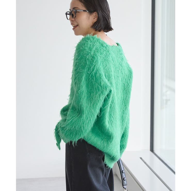 カールシャギーカーディガン | AMERICAN HOLIC | 詳細画像5 