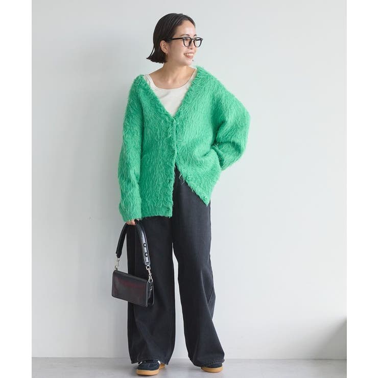 カールシャギーカーディガン | AMERICAN HOLIC | 詳細画像7 