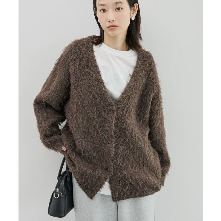 カールシャギーカーディガン | AMERICAN HOLIC | 詳細画像2 