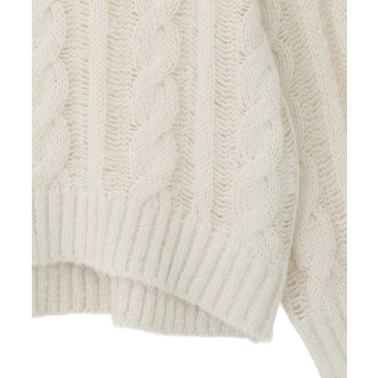 透かしケーブルニットプルオーバー | AMERICAN HOLIC | 詳細画像22 