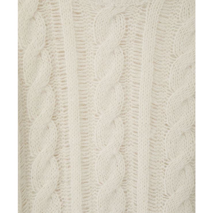 透かしケーブルニットプルオーバー | AMERICAN HOLIC | 詳細画像23 