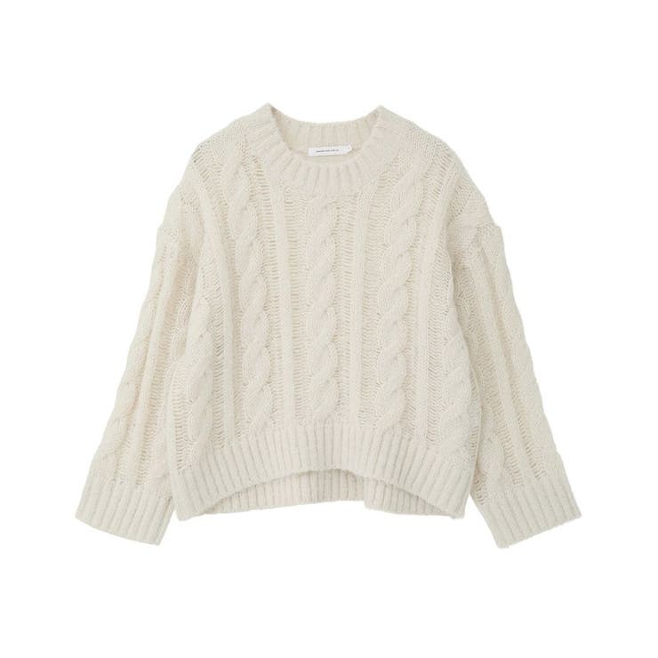 透かしケーブルニットプルオーバー | AMERICAN HOLIC | 詳細画像29 