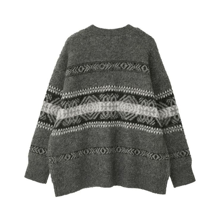 アソート柄シャギーニットカーディガン | AMERICAN HOLIC | 詳細画像20 