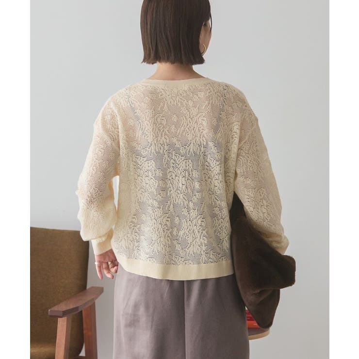 レース編みニットプルオーバー | AMERICAN HOLIC | 詳細画像2 