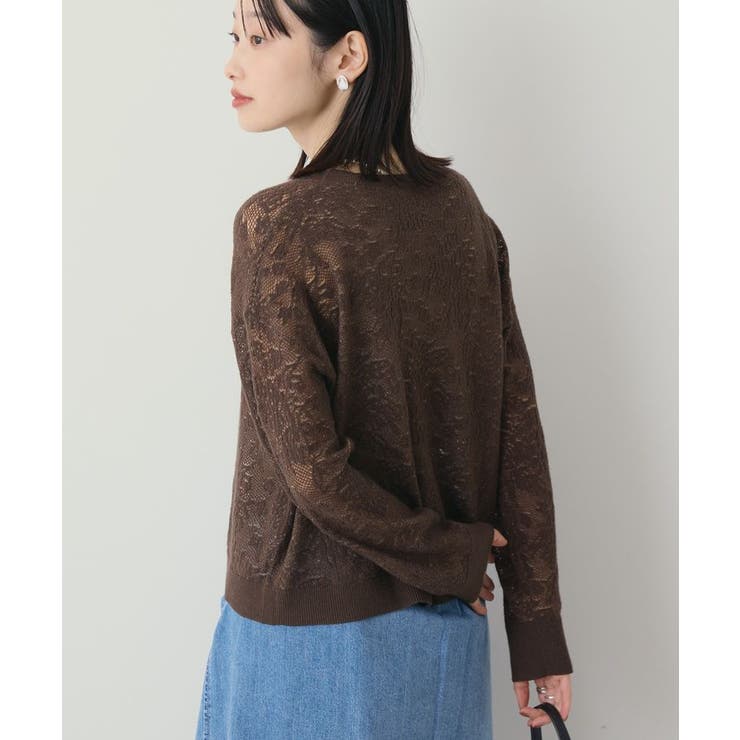 レース編みニットプルオーバー | AMERICAN HOLIC | 詳細画像8 