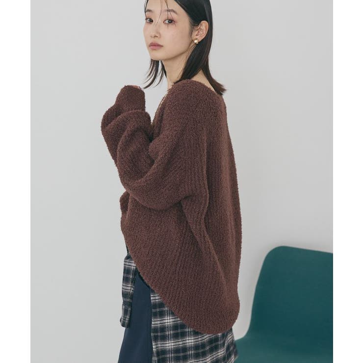 ミニシャギーラメニットプルオーバー | AMERICAN HOLIC | 詳細画像32 