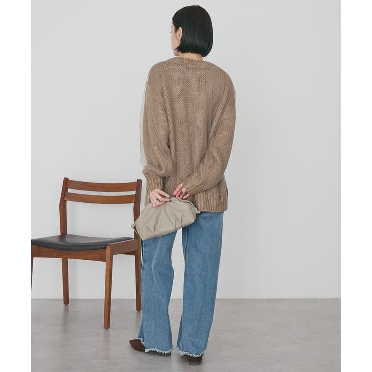 チュールレイヤードカーディガン | AMERICAN HOLIC | 詳細画像8 