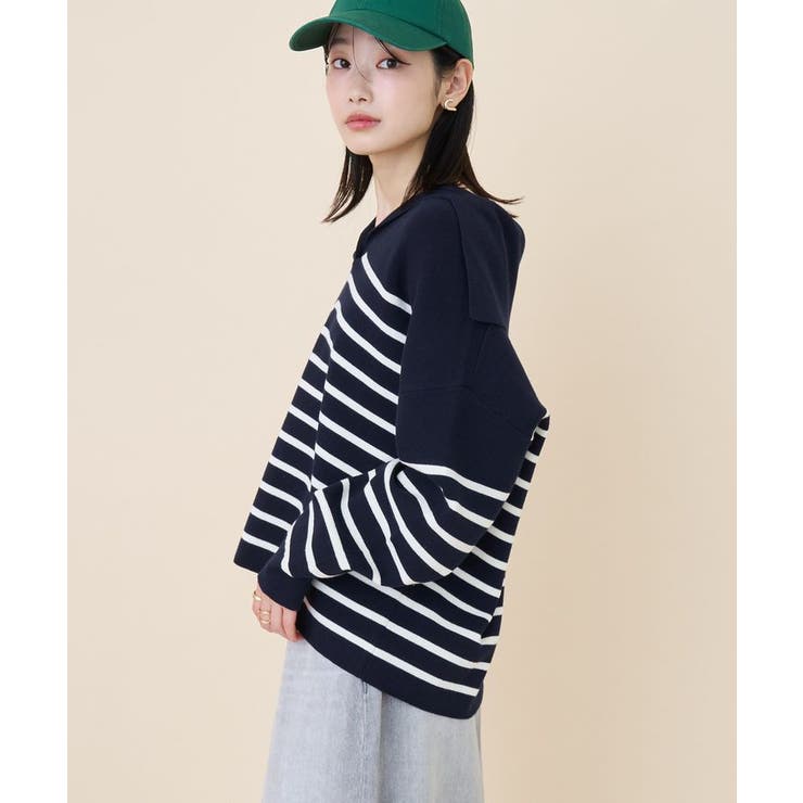 セーラーカラーニットプルオーバー | AMERICAN HOLIC | 詳細画像3 