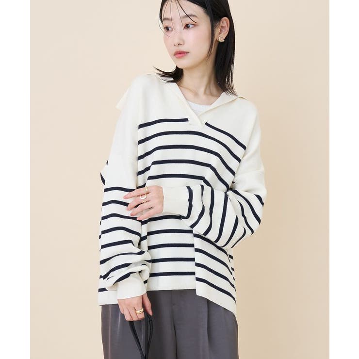 セーラーカラーニットプルオーバー | AMERICAN HOLIC | 詳細画像9 