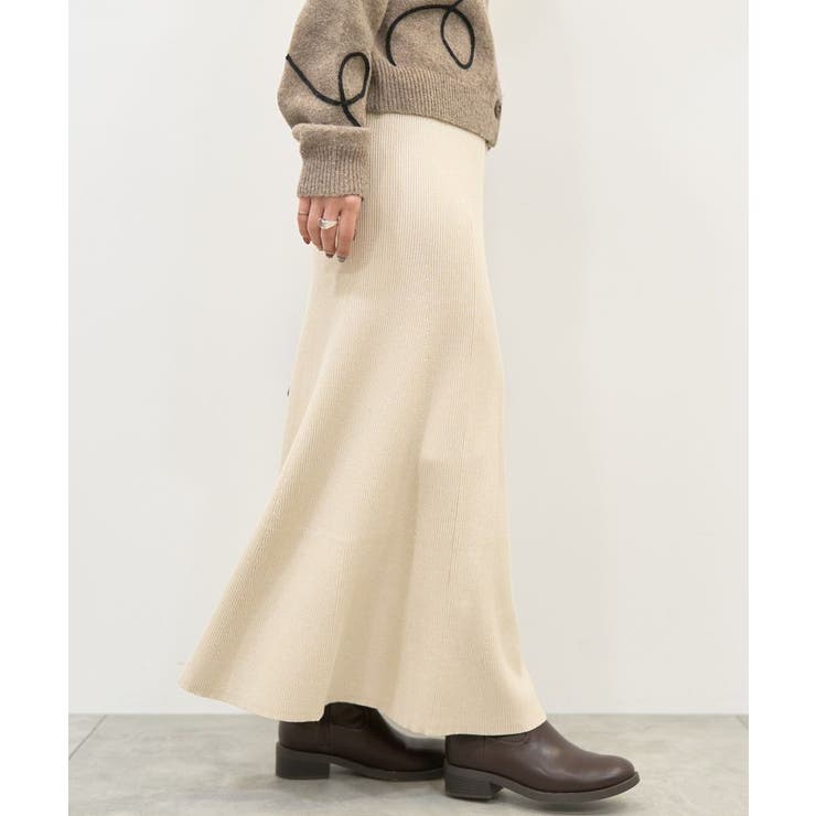 リブマーメイドスカート | AMERICAN HOLIC | 詳細画像4 