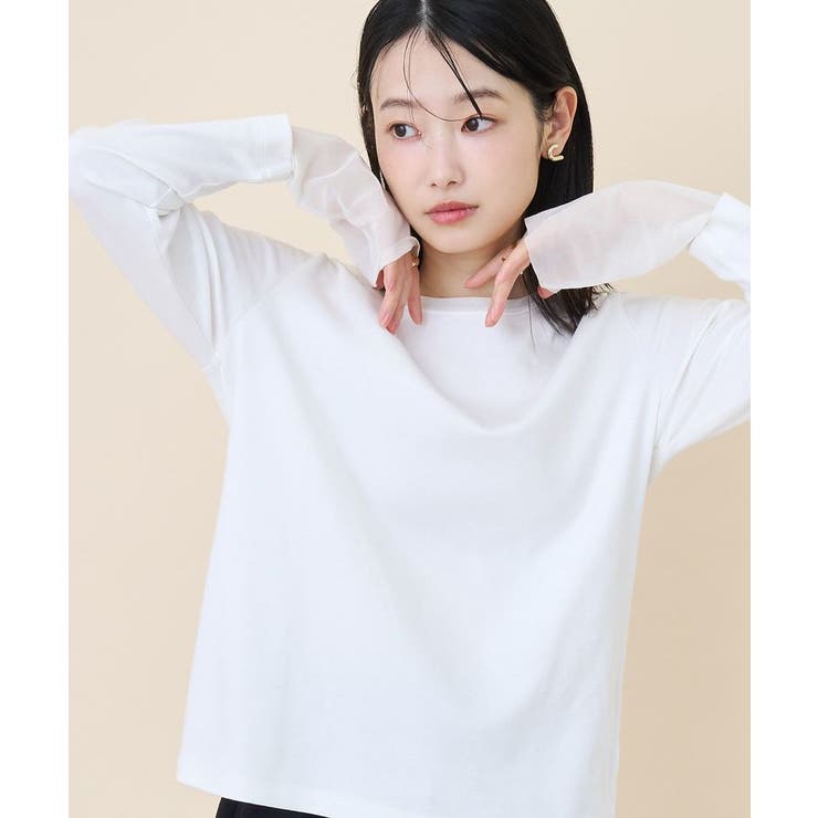 袖チュールレイヤードプルオーバー | AMERICAN HOLIC | 詳細画像18 