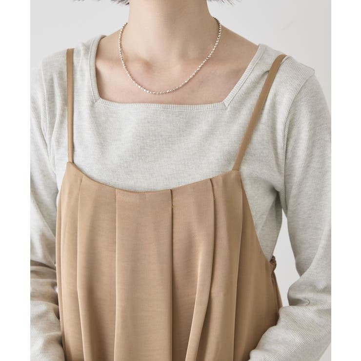 タックサテンキャミワンピース | AMERICAN HOLIC | 詳細画像3 