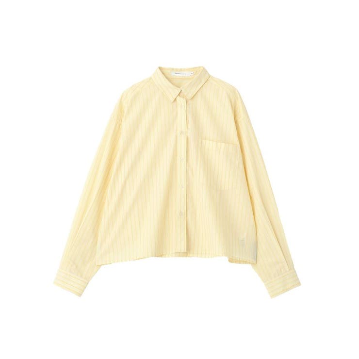 【イージーケア】ショート丈ストライプシャツ | AMERICAN HOLIC | 詳細画像13 