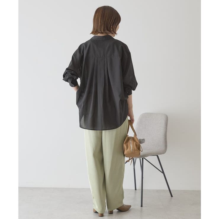 【イージーケア】サテンカーブパンツ | AMERICAN HOLIC | 詳細画像12 