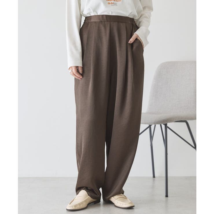 【イージーケア】サテンカーブパンツ | AMERICAN HOLIC | 詳細画像14 