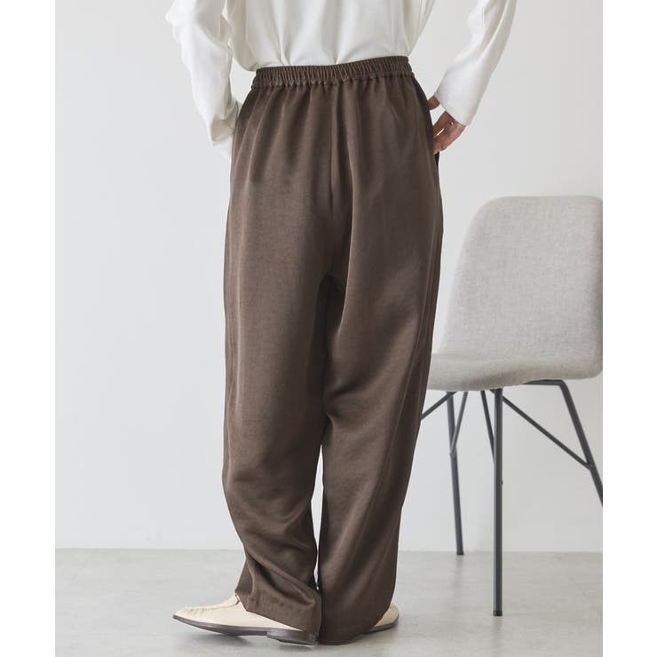 【イージーケア】サテンカーブパンツ | AMERICAN HOLIC | 詳細画像16 