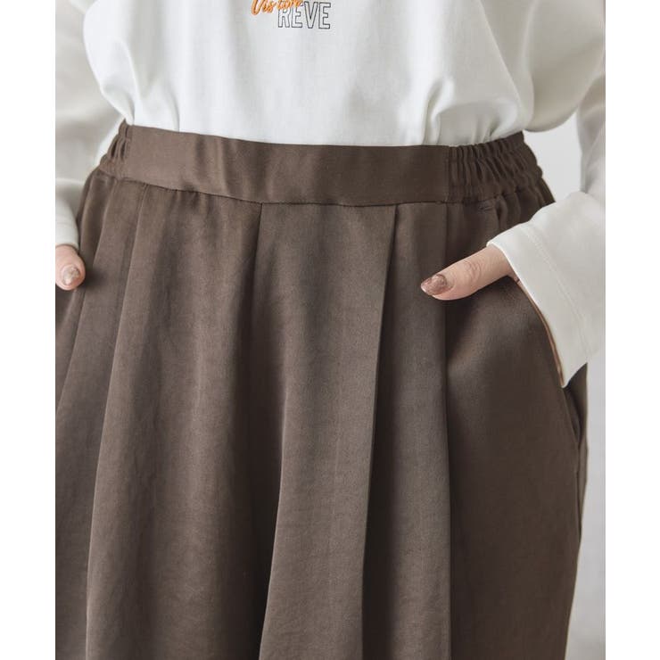 【イージーケア】サテンカーブパンツ | AMERICAN HOLIC | 詳細画像17 