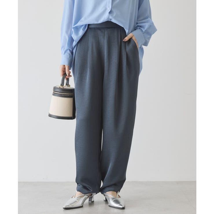 【イージーケア】サテンカーブパンツ | AMERICAN HOLIC | 詳細画像22 