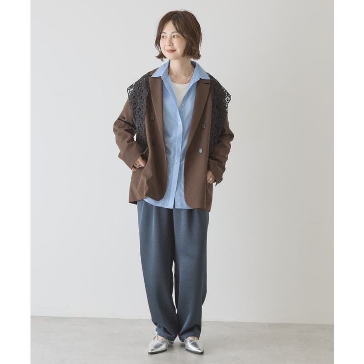 【イージーケア】サテンカーブパンツ | AMERICAN HOLIC | 詳細画像24 