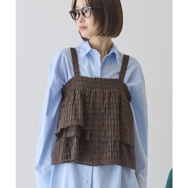 シアーチェックビスチェ | AMERICAN HOLIC | 詳細画像2 