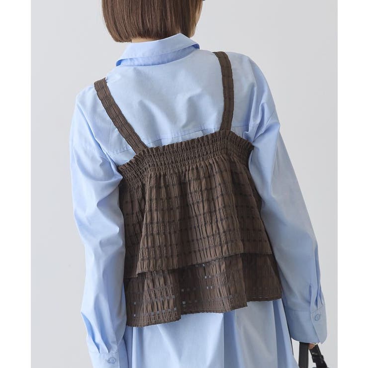 シアーチェックビスチェ | AMERICAN HOLIC | 詳細画像4 