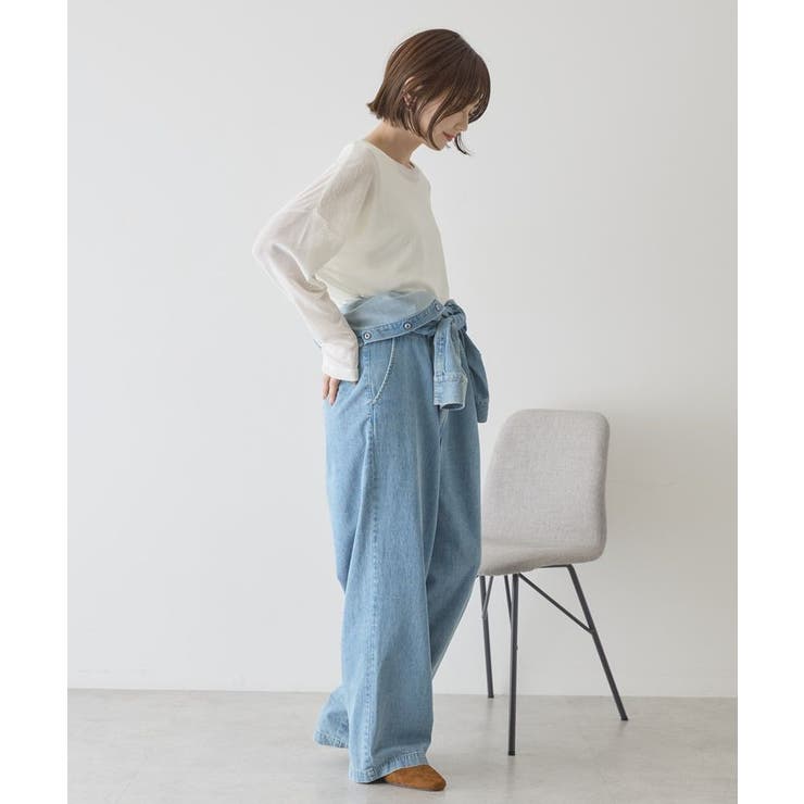 デニムジャンプスーツ | AMERICAN HOLIC | 詳細画像4 