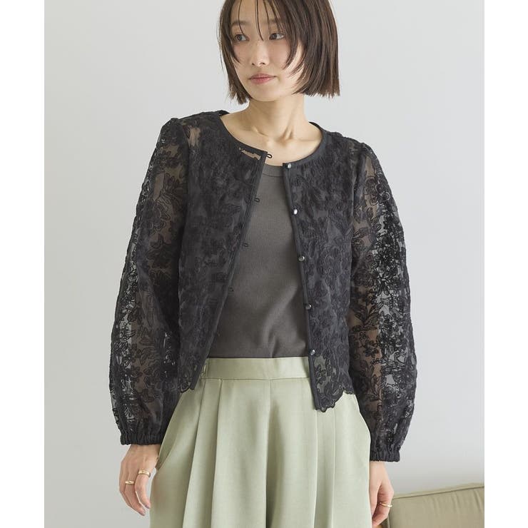 【前後2WAY】シアーレースブラウス | AMERICAN HOLIC | 詳細画像12 