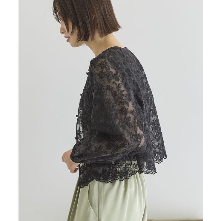 【前後2WAY】シアーレースブラウス | AMERICAN HOLIC | 詳細画像13 