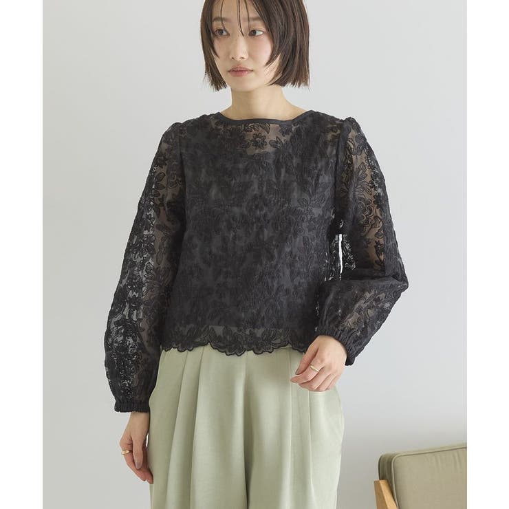 【前後2WAY】シアーレースブラウス | AMERICAN HOLIC | 詳細画像15 