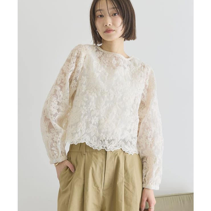 【前後2WAY】シアーレースブラウス | AMERICAN HOLIC | 詳細画像5 