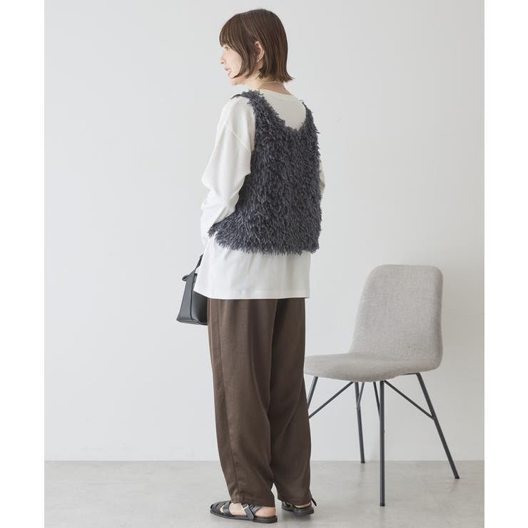 【選べる丈】フェザーVネックベスト | AMERICAN HOLIC | 詳細画像16 