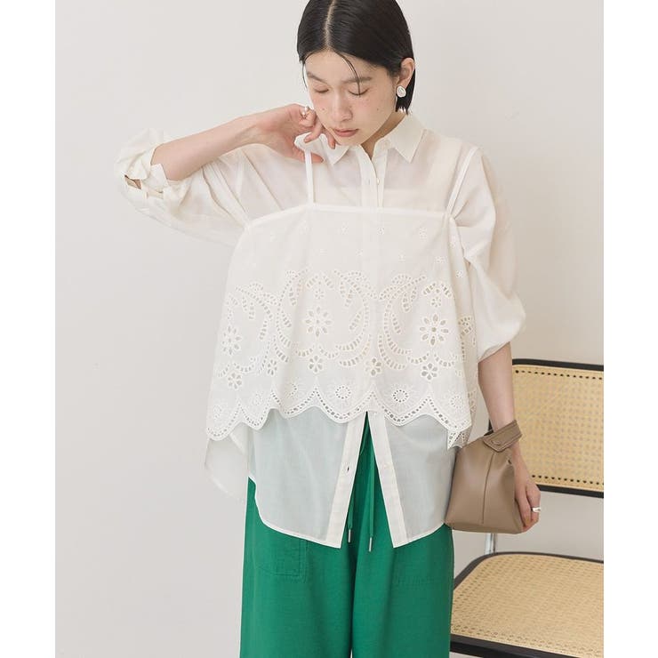 オフホワイト | レースビスチェ | AMERICAN HOLIC