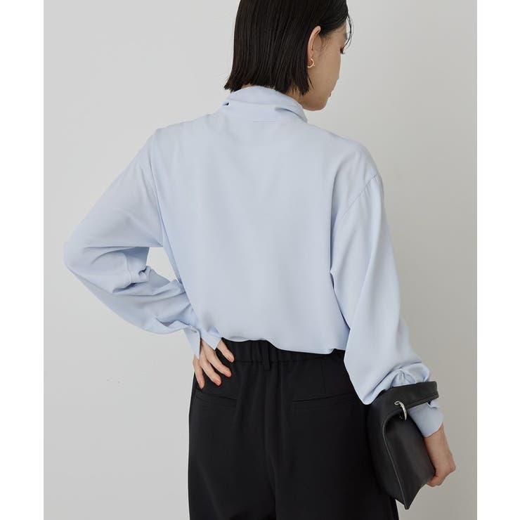 【イージーケア】ナロータイブラウス | AMERICAN HOLIC | 詳細画像12 