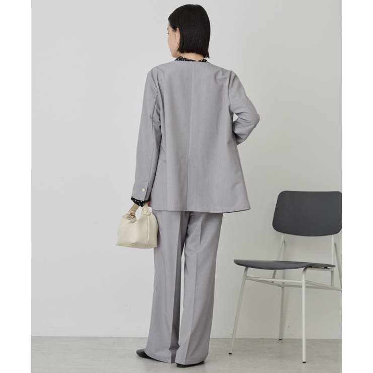 【イージーケア】ノーカラージャケット | AMERICAN HOLIC | 詳細画像10 