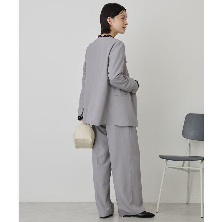 【イージーケア】ノーカラージャケット | AMERICAN HOLIC | 詳細画像9 