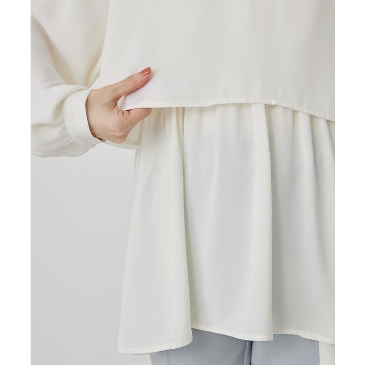 【イージーケア】Wクロスティアードブラウス | AMERICAN HOLIC | 詳細画像13 