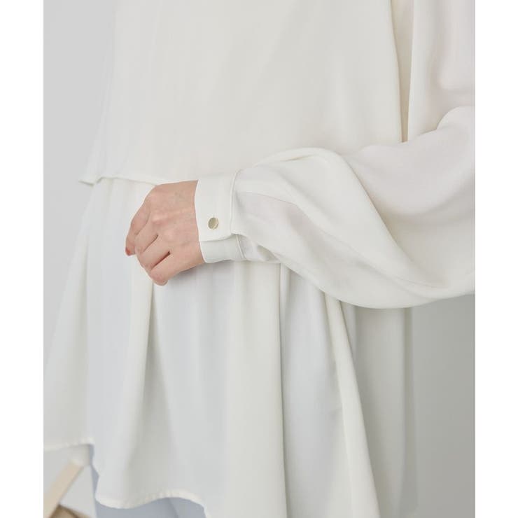 【イージーケア】Wクロスティアードブラウス | AMERICAN HOLIC | 詳細画像14 