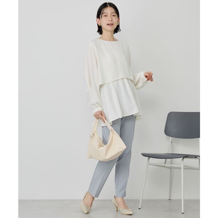 【イージーケア】Wクロスティアードブラウス | AMERICAN HOLIC | 詳細画像15 