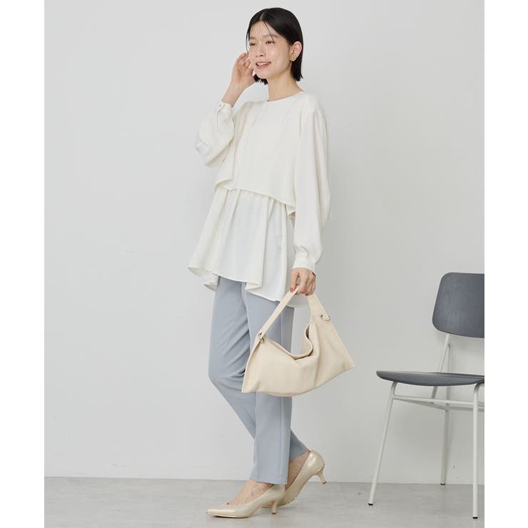 【イージーケア】Wクロスティアードブラウス | AMERICAN HOLIC | 詳細画像16 