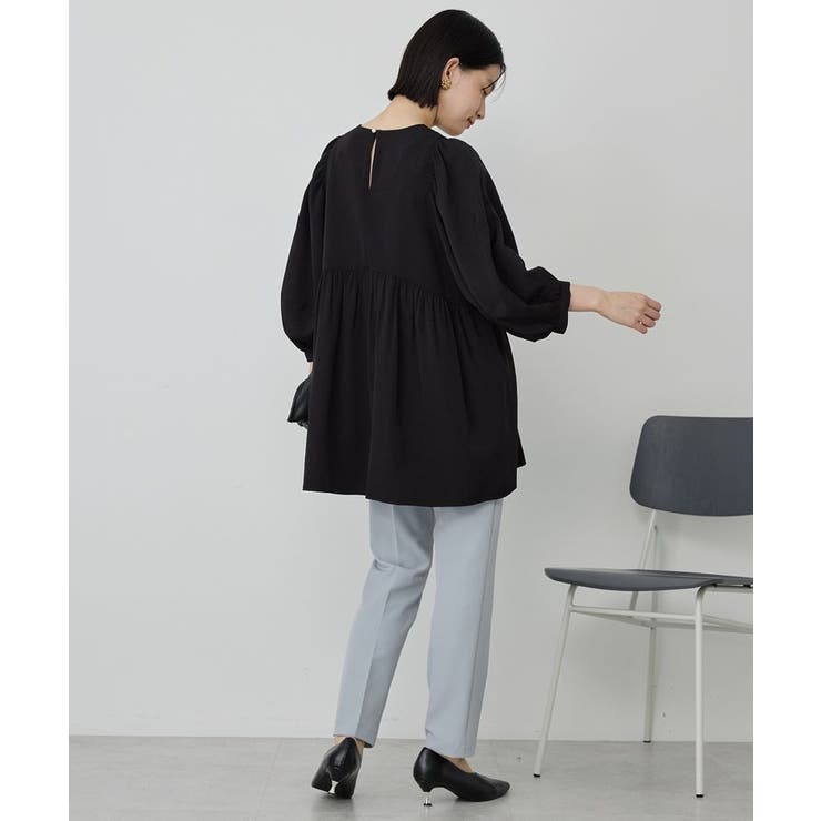 DOTジャガードティアードブラウス | AMERICAN HOLIC | 詳細画像8 