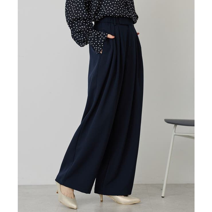 【イージーケア】タックストレートパンツ | AMERICAN HOLIC | 詳細画像10 