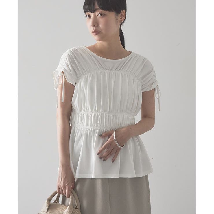 【接触冷感】シャーリングショルダーリボンプルオーバー | AMERICAN HOLIC | 詳細画像10 