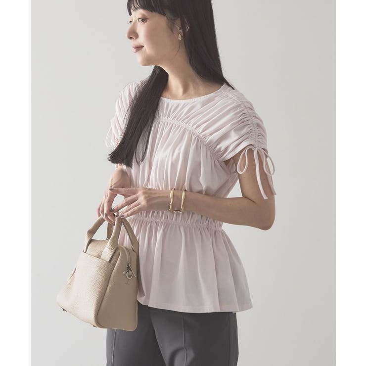 【接触冷感】シャーリングショルダーリボンプルオーバー | AMERICAN HOLIC | 詳細画像17 