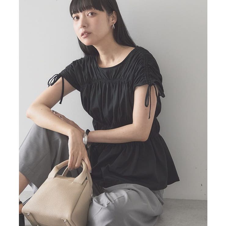 【接触冷感】シャーリングショルダーリボンプルオーバー | AMERICAN HOLIC | 詳細画像25 