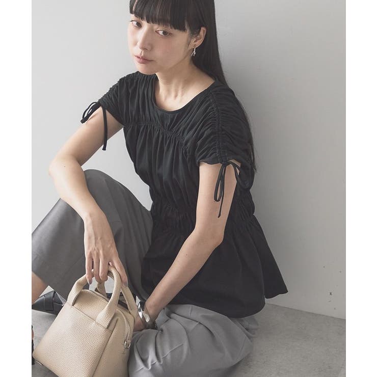 【接触冷感】シャーリングショルダーリボンプルオーバー | AMERICAN HOLIC | 詳細画像26 