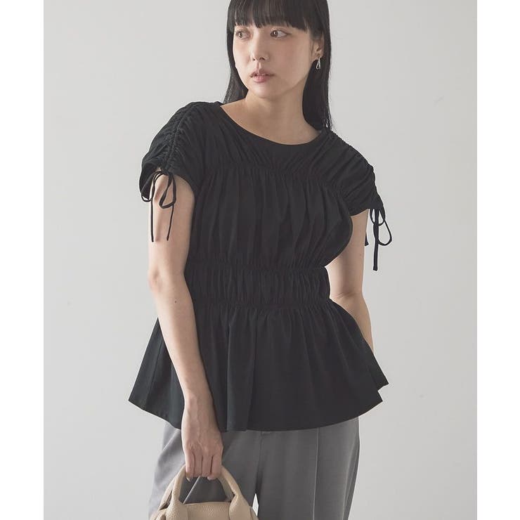 【接触冷感】シャーリングショルダーリボンプルオーバー | AMERICAN HOLIC | 詳細画像27 