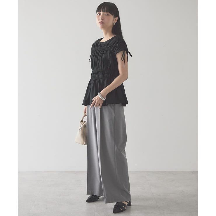 【接触冷感】シャーリングショルダーリボンプルオーバー | AMERICAN HOLIC | 詳細画像30 